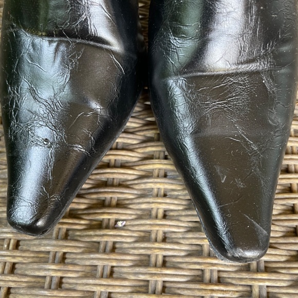 Jessica 6M Mid Calf Black Boot with Heel - Picture 6 of 11